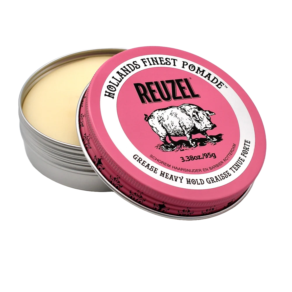 Reuzel Pink Pomade (Grease, Heavy Hold)